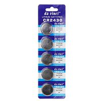 Sara-u 5PCS Button Battery CR2430 3V Electronic Lithium Coin Cell Batteries DL2430 BR2430 ECR2430 KL2430 EE6229 Watch Toy Headphone