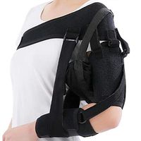 JIN Adjustable Shoulder Brace Injury Prevention and Recovery Hemiplegia Stroke Subluxation Shoulder Support Strap for Men Women