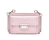 Myabetic Tina Diabetes Mini Crossbody for Glucose Meter, Test Strips, Insulin Pen or Vial, Keys, Credit Cards (Pink Frost)