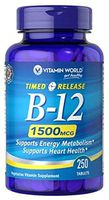 B-12 1500MCG Supports Energy Metabolism Supports Heart Health