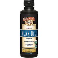 Barlean’s Organic Lignan Flax Oil, 12-oz