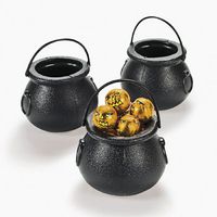 Fun Express Candy Kettles for St. Patrick's Day (Set of 12) Great for Leprechaun Pots of Gold