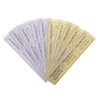zkm 30 x Transparent PVC Thank You Packaging Label Circular Sealing Label Sticker