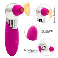 10 Sucking Modes Cli^torial Sucking Toy for Women, Tongue Vibrating Toy & Simulator with 10 Speed Vibration T-Shirt T-39