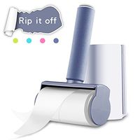 Aahlsen Sticky Lint Roller,Pet Hair Roller Lint Remover Tool for Cleaning Cloth Fluff & Pet Animal Hairs Sofa with 1 Refills, 90 Sheets Total Gray