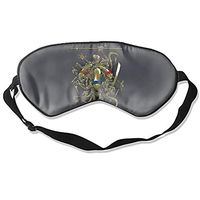 Sleep Mask,Humor Movie Teenage Mutant Ninja Turtles Alien Mulberry Silk Sleep Mask Eye Mask for Sleeping