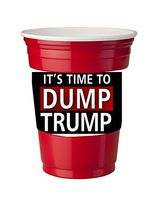 4 Pack of Vinyl Decal Stickers for Disposable Cups/It's Time To Dump Trump