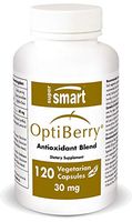 Supersmart - Antioxidants - Optiberry ® 30 mg - Specific Blend of Berry Extracts Standardized for Anthocyanins | Non-GMO - 120 Vegetarian Capsules.