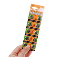 yuanhaourty 10PCS AG10 1.5V Watch Batteries Button Coin Cell Battery Fits SR54 389 189 LR1130 SR1130 Toys Control Remote