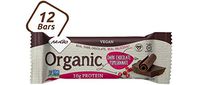 NuGo Organic Chocolate Pomegranate, 10g Vegan Protein, Gluten Free, 190 Calorie, 12 Count