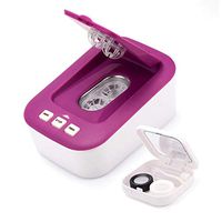 Contact Lens Cleaner, Contact Lens Case, Portable Ultrasonic Contact Lens Cleaner Kit Daily Care Faster Cleaning Set for Contact Lens (Violet)