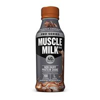 Muscle Milk Pro Series Protein Shake, Knockout Chocolate, 40g Protein, 14 FL OZ, 12 Count