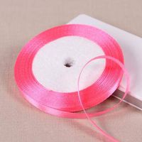 REDJCK 25 Yards\roll 6 mm Width Satin Ribbon Fabric Webbing Ribbons for Gift Wrapping Wedding Christmas Home Garden Decoration by EGALIVE