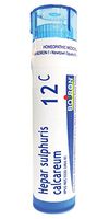 Boiron Hepar Sulphuris Calcareum 12C, 80 Pellets, Homeopathic Medicine for Cough