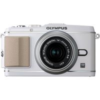 Olympus PEN E-P3 12.3 MP Live MOS Mirrorless Digital Camera with 14-42mm Zoom Lens (White) (Old Model)