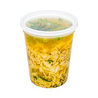 Restaurantware RWP0199C Microwavable To-Go Container, 32 oz, Clear