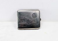 Vintage cigarette case Metal Cigarette case Cigarette Holder Cigarette Box Business Card case Credit Card case Card case Metal case