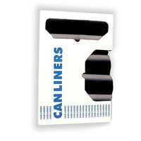 8-10 Gallon Black Drawstring Trash Bags Can Liners 75/CS