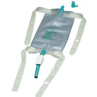 57150419BX - Dispoz-a-Bag Leg Bag with Flip-Flo Valve, 19 oz. (4 Leg Bags 1 Pair Fabric Leg Straps)