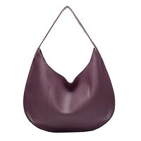 Wallets, Women Girl Outdoor Zipper Pure Color PU Leather Shoulder Bag Hand Bag Wristlets(Purple)