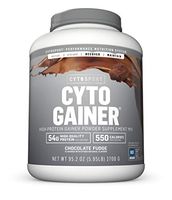 CytoSport Cyto Gainer Protein Powder, Chocolate Malt, 54g Protein, 6 Pound