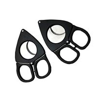 Enfinda Cigar Cutter Scissors Handy Super Sharp with High Quality Stainless Blade and Plastic Holder