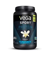 Vega Sport Premium Protein, Vanilla (20 Servings, 29.2 Ounce) - Plant-Based Vegan Protein Powder, BCAAs, Amino Acid, tart cherry, Non Whey, Gluten Free, Non GMO (Packaging May Vary), Large Tub