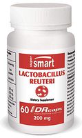 SUPERSMART - Lactobacillus Reuteri - Probiotic Strain. 2.5 Billion Micro-Organisms (CFU) per Day. Restores The Balance of intestinal microflora | Non-GMO - 60 DR Capsules.