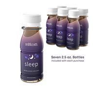 REBLOOM Natural Sleep Aid with Melatonin - Proprietary Herbal Formula Drink Supplement & Non Habit Forming Sleeping Pill Alternative - Night Stress Anxiety & Insomnia Relief Sleepy Tea Flavor