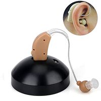 Rechargeable Hearing Amplifier aids,Digital Hearing Aids Sound Amplifiers Behind the Ear for Adults,4 Modes w/Volume Control