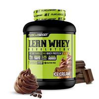 MuscleSport Lean Whey Revolution (Chocolate Ice Cream, 5lb) Protein Powder, Whey Protein Isolate, Fat Burning, Weight Loss, Low Calorie, Low Carb, Low Fat, Incredible Flavors