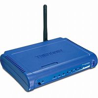 TRENDnet 54 Mbps Wireless G Broadband Router TEW-432BRP (Blue)
