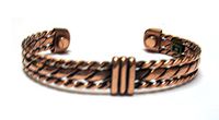Copper Magnetic Bracelet Adjustable Cuff Pure Copper for Medicinal Purpose