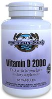 MOUNTAIN SONG VITAMIN D 2000 (D-3 WITH BROMELAIN) 60 CAPSULES