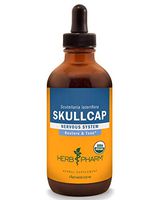 Herb Pharm Certified Organic Skullcap Liquid Extract for Nervous System Support, Organic Cane Alcohol, 4 Ounce