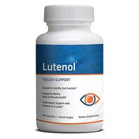 Lutenol | Natural Vision & Macular Support Formula Containing Lutein, Zeaxanthin, Zinc, Vitamins and More. Eye Health Supplement. 60 Capsules.