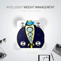 Children's Favorite Toy Airplane Electronic Scales Body Fat Scale Body Fat Analyzer Tracks 8 Key Compositions Analyzer Sync with Fitness Apps 400 Lbs