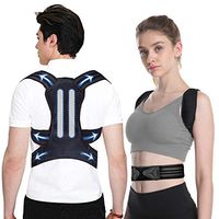 Posture Corrector for Men and Women KarmaRebirth Upgrade Upper Back Brace with Breathable Elastic Material Improves Posture Support Back,Care for Neck,Shoulders and Relieve Upper Back Pain(Size1)