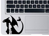 Richstar17 Toothless Sticker Hiccup Decal Decal for Laptop MacBook Apple Keyboard How to Train Your Dragon Vinyl Sticker (3'')