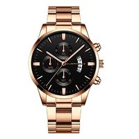 Men's Watches,Fxbar Classic Luxury Analog Wrist Watch Stainless Steel Quartz Digital Sports Watch Dress Watch(J)