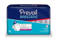 Prevail Breezers Adult Brief, Medium 32-44 White, 96 Case