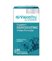 VisionTru Support Rehydrating Vision Formula, Relieve Eye discomfort and eyestrain with Eyebright Extract, Clinically Proven Ingredients of Bilberry and Marigold Extract, 60 Vegetarian Capsules