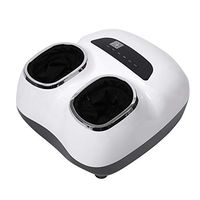 WGIRL Electric Foot Massager Foot Massage Machine for Health Care,Personal Air Pressure Shiatsu Infrared Feet Massager with Heat,White