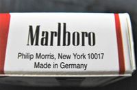 Marlboro VTG Flip Up Top Miniature Box Wooden Matches by Phillip Morris Co, N.Y. Made in Germany-Rare