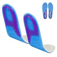 Envelop Gel Insoles - Shoe Inserts for Walking, Running, Hiking - Full Length Orthotics for Men, Women - Cushion Soles for Heels, Arch Support, Plantar Fasciitis, Massaging Flat Feet - Fits Work Boots