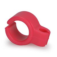 Cigarette Holder Ring- Hands Free Cigarette Holder Ring to Protect Your Finger Turn Yellow for Console Gamers, Musicians and Drivers, Silicone Smoke Hand Rack for Smokers (1pc DarkPink)