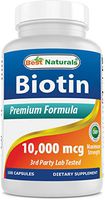 Best Naturals Biotin 10000 Mcg 100 Capsules
