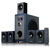 Acoustic Audio AA5102 Bluetooth 5.1 Speaker System with 5 Extension Cables Home Theater