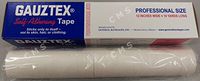 GAUZTEX GUARDTEX Self-Adhering Tape Rolls Sport Golf Grip Safety Finger Toe Wrap 1/2"x10Yds 24/BX White 31007