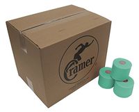 Cramer Tape Underwrap, Bulk Case of 48 Rolls of PreWrap for Athletic Taping, Hair Tie, Headband, Patellar Support, Pre-Wrap Athletic Tape Supplies, 2.75" X 30 Yard Rolls of Pre Wrap, Green